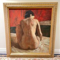 Lilia Musina oil on canvas "Modesty" with certificate of authenticity A contemporary portrait of a