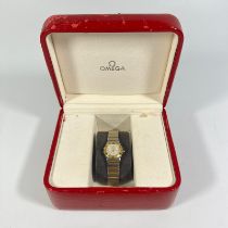 ****REOFFER JANUARY 12, 2024, ESTIMATE £400 - 600***** An Omega ladies Constellation wrist watch.