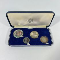 Britannia Silver Proof 4 coin set - Prince of Wales Investiture 1969