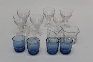 A quantity of modern table glass by William Yeoward Company, eight large late George III style