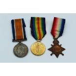 A 1914 - 1915 trio to 2nd Lt. RG Facer, Northampton Regiment. 15703 Pte. on Star