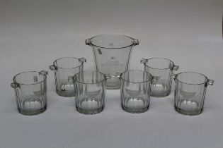 A set of six Moet et Chandon Petite Liquorelle ice buckets, 13.5cm together with a de Venoge