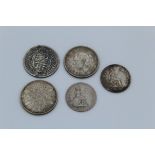 1817 George III sixpence new coinage 1836 William IV Four pence (Groats) 1842 Queen Victoria Four