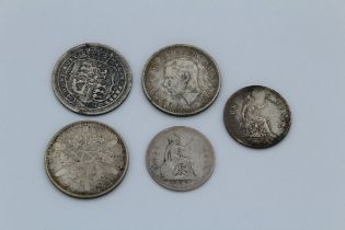 1817 George III sixpence new coinage 1836 William IV Four pence (Groats) 1842 Queen Victoria Four