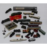 A cased Triang Lord of the Isles locomotive and various Triang locomotives including The Albert Hall