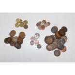 One large quantity of Queen Elizabeth decimal halfpence, pennies Queen Victoria, George V,