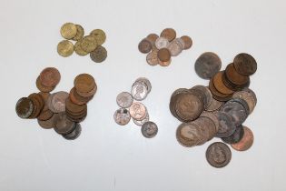 One large quantity of Queen Elizabeth decimal halfpence, pennies Queen Victoria, George V,