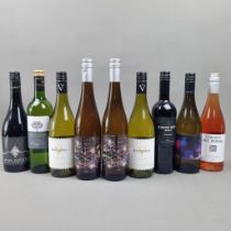 9 Various Bottles World Wine to include Red, White & Rose, Spanish White Rioja, German Reisling,