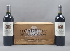 Cadet du Chateau la Claymore 2010, 6 Bottles in Original Cardboard Crate