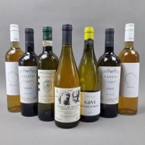 7 Bottles Italian White to include, 2 Bottles 1 Bottle Vigneti di Foscarino Soave Classico 2007, 2