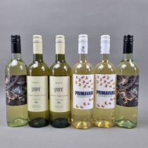 6 Bottles White Wine to include, 2 Bottles Nadia's Pure Chenin Blanc 2018, 2 Bottles Primavara