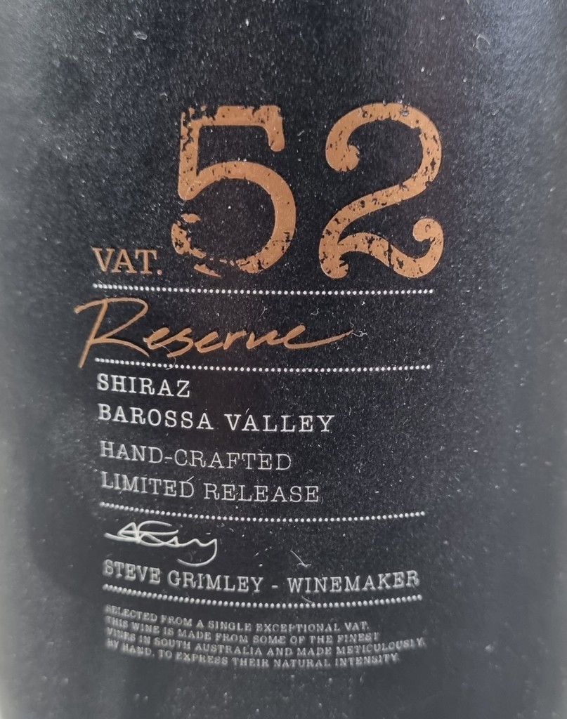 6 Bottles Red Wine to include, 2 Bottles VAT 52 Reserve 2016 Shiraz, 2 Bottles Tarwinka 2017 - Bild 6 aus 7