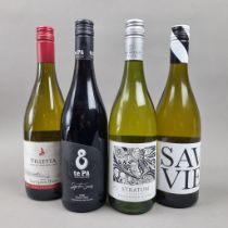 4 Bottles Various New Zealand Wine, 2 Sauvignon Blanc 2016, 1 Sauvignon Blanc 2013, 1 Bottle Pinot