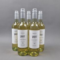 Zakkie's Pure Chenin Blanc, 1 Bottle 2017, 4 Bottles 2015 (5 Bottles)