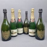 6 Dummy/Display Bottles of Champagne  - No Contents