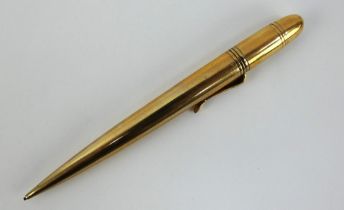 A 9ct gold Sampson & Mordan 'Everpoint' pencil, hallmarked for London 1934. Gross weight 23.5 grams