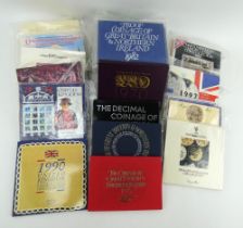 Thirteen presentation sets of British coinage 1970-1982 & a quantity of UK presentation sets.