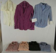 Designer Fashion: A collection of seven cotton shirts/ blouses