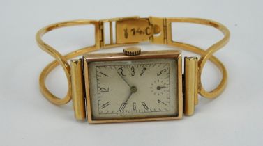 A 1970s rectangular gentlemen’s watch