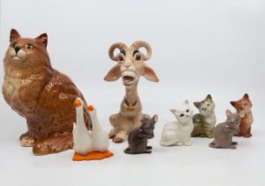 John Beswick cats, mice and a Melba goat.