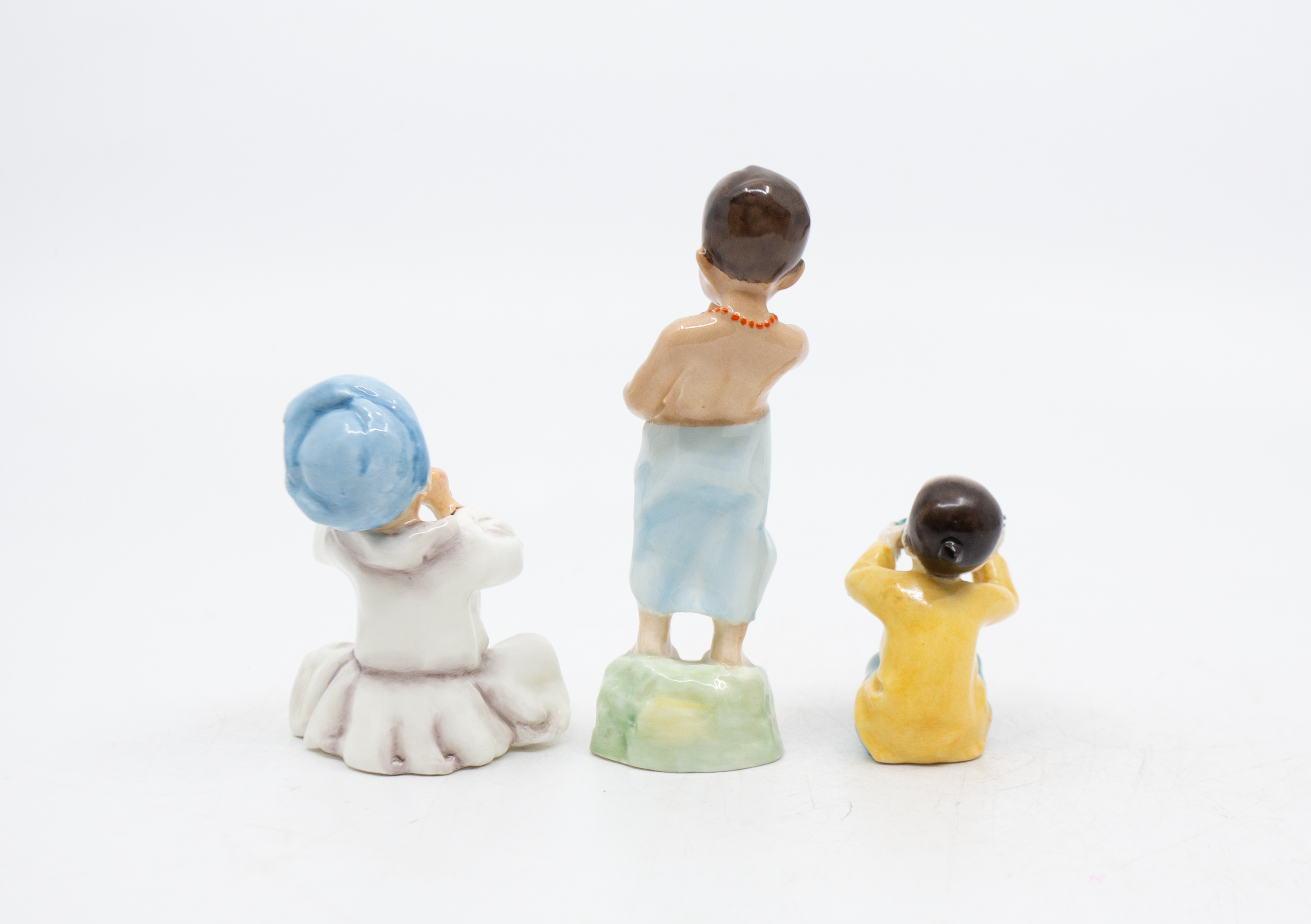 A collection of three Royal Worcester figures - Image 2 of 4