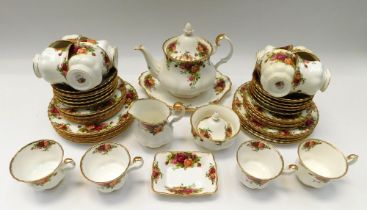 Collection of Royal Albert Old Country Rose tea wares