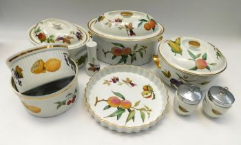 A collection of Ansley still life china items to include ginger jar, lidded vase, lidded pot,