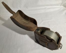 A cased vintage Mariners Pocket Sextant, Made by William Cary of London. C1850. Contained in
