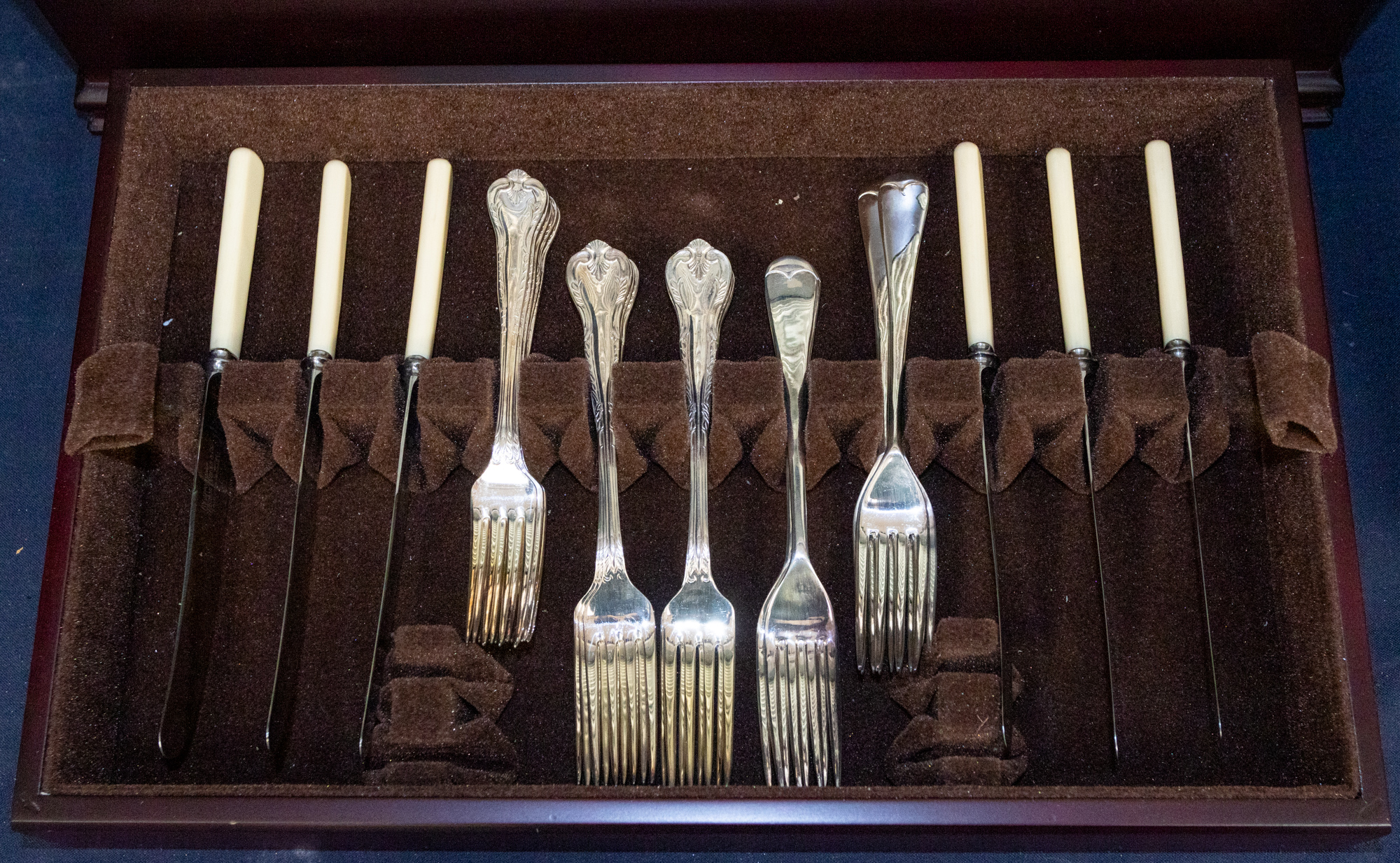 A modern mixed silver plated canteen of cutlery, mostly Arthur Price, but with other makes and - Image 2 of 3