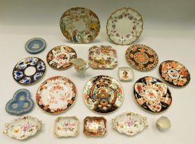 A collection of Royal Crown Derby mixed pattern china plates, some rare patterns along with posie