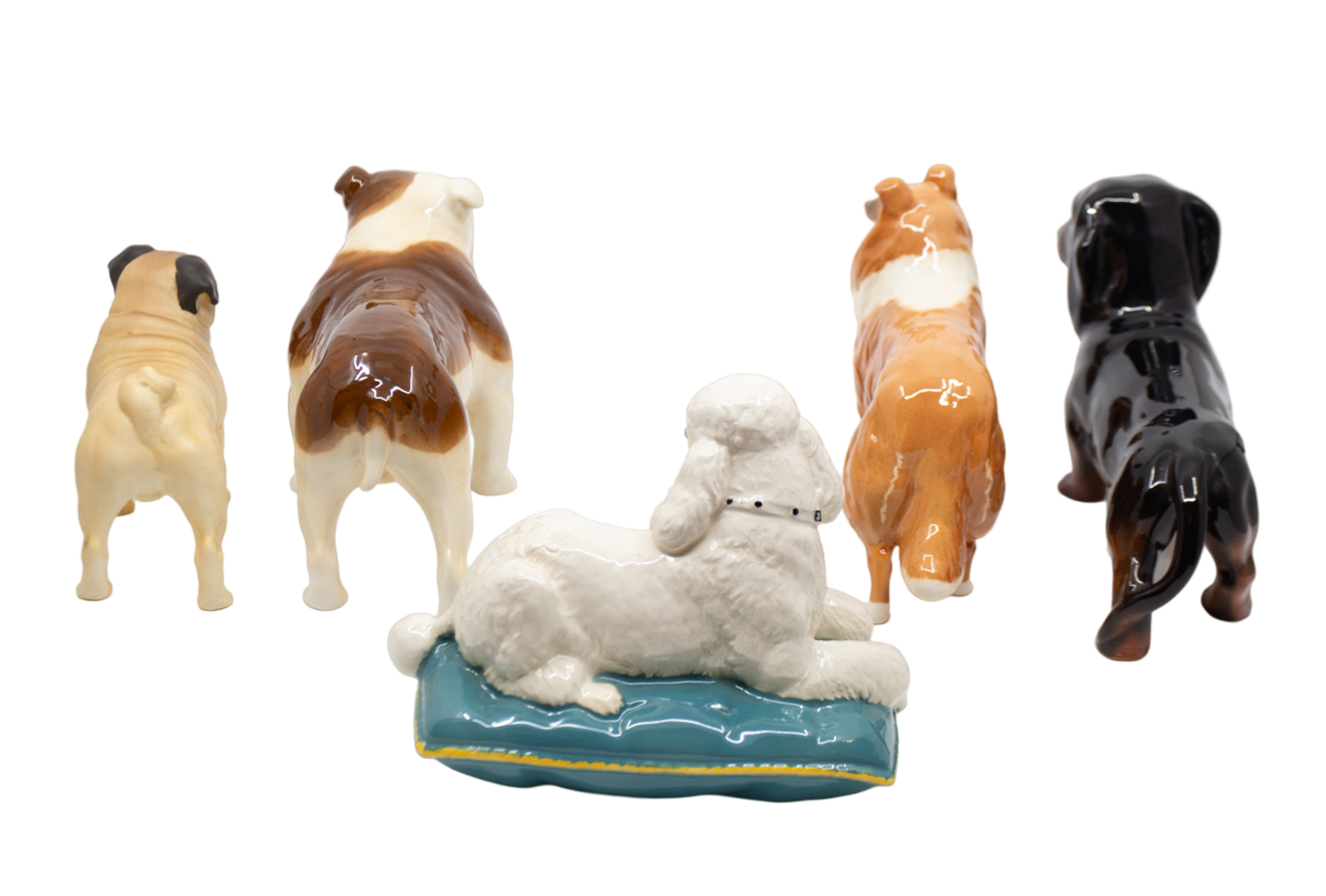 Collection of five unboxed John Beswick dogs. - Image 2 of 3