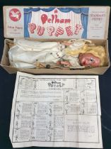 An originally boxed Pelham puppet of a lady. (some wear commensurate to age).