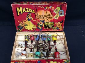 DISNEYLIGHTS by Mazda  " Snow white and the seven dwarfs.  Boxed and complete