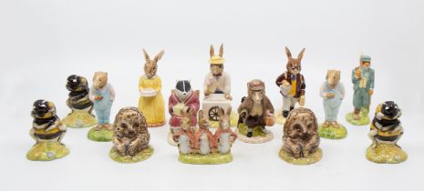 Collection of unboxed Royal Doulton Beatrix Potter figures.