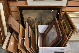 A large quantity of 18th and 19th century prints and etchings, various dates and makers, some framed