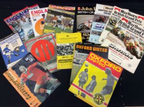 A large quantity of mid to late 20th century and 21st century football programmes, various teams and