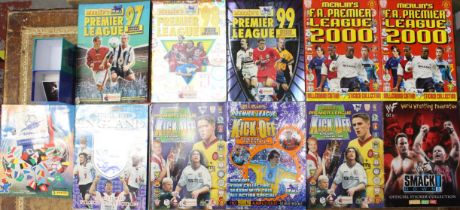 Panini: A collection of assorted Panini / Merlin sticker albums to include: France 1998 World Cup,