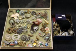 A collection of more than 50 brooches. To feature contemporary and vintage examples. Featuring a
