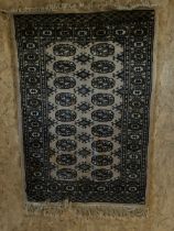 Middle eastern/Persian Style rug   3' 8 x 30"   please see second photograph for truer colours