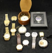 A collection of more than 40 gentleman's wristwatches featuring examples of vintage and