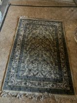Persian style rug in creams and browns 4'2 x 6'8"