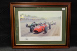 Tony Smith, British Greats, John Surtees World Champion 1964, signed 30cm x 42.5cm another by