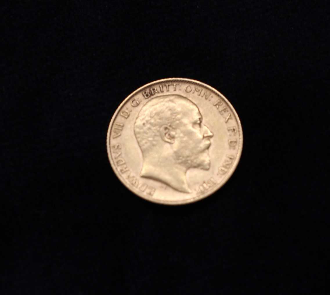 Edward VII Half Sovereign dated 1908. Weight 4 grams. - Image 2 of 2