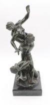 After Giovanni da Bologna (Giambologna), The Rape of the Sabine Women, bronze on marble plinth,