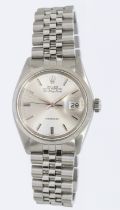 Rolex- a gentleman's 1970's Air King Oyster perpetual Precision steel cased wristwatch, comprising a