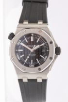 Audemars Piguet- a gentleman's automatic Royal Oak Offshore wristwatch, comprising a clack