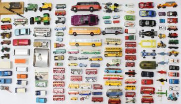 Diecast: A collection of assorted unboxed diecast vehicles to include: Matchbox, Corgi, Dinky and