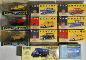 Diecast: A collection of assorted Corgi and Vanguard vehicles to include: Corgi Morris Minor Post