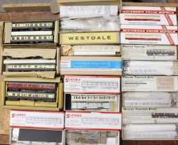 Model Railway: A collection of assorted boxed model kits to include: Slater's, Westdale, Southern