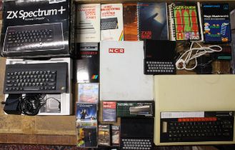 Computer Equipment: A collection of assorted computer equipment and games to include: ZX Spectrum,